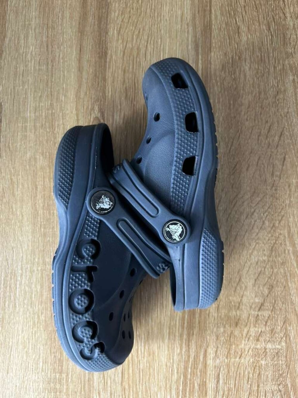 Crocs Kids Classic Clogs Blue Slip-On Comfort Shoes Size C11 - Picture 5 of 9